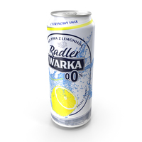 Beer Can Warka Radler 0% Lemon 500ml PNG & PSD Images