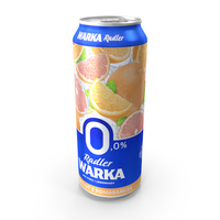 Beer Can Warka Radler Grapefruit Noalco 500ml 2020 PNG & PSD Images