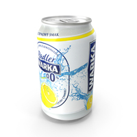 Beer Can Warka Radler Non Alcoholic Lemon 330ml PNG & PSD Images