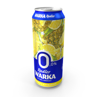 Beer Can Warka Radler Zero Pineapple 500ml 2020 PNG & PSD Images