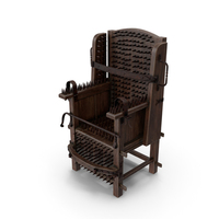 Medieval Spiked Torture Chair PNG & PSD Images