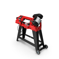 Metal Cutting Band Saw with Stand PNG & PSD Images