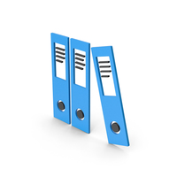 Symbol Document Binder Blue PNG & PSD Images