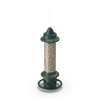 Modern Squirrel Proof Bird Feeder with Seeds PNG & PSD Images