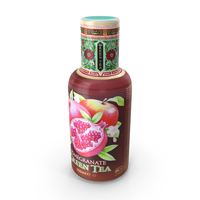 Beverage Bottle Arizona Pomegranate Green Tea 500ml PNG & PSD Images