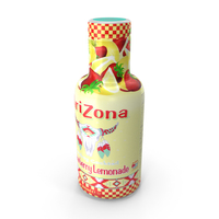 Arizona Strawberry Lemonade 500ml Beverage Bottle PNG & PSD Images
