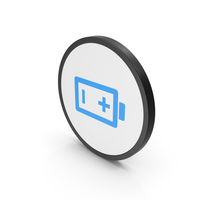 Icon Battery Blue PNG & PSD Images