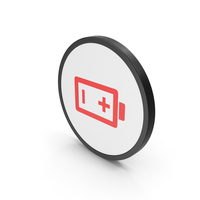 Icon Battery Red PNG & PSD Images