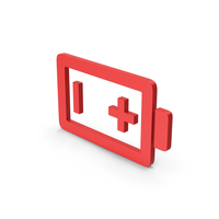 Symbol Battery Red PNG & PSD Images