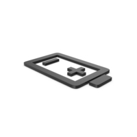 Black Symbol Battery PNG & PSD Images