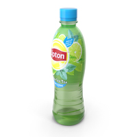 Beverage Bottle Lipton Green Ice Tea-Lime Mint-500ml PNG & PSD Images
