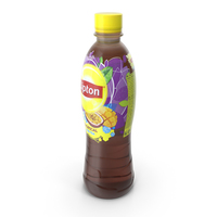 Beverage Bottle Lipton Tropical Ice Tea-500ml 2017 PNG & PSD Images
