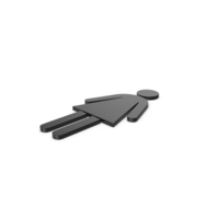 Black Symbol Women Toilet PNG & PSD Images
