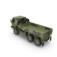 Oshkosh Camouflage Cargo Truck Exterior Only PNG & PSD Images
