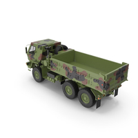 Oshkosh FMTV 10 Ton Dump Truck Camo PNG & PSD Images