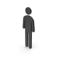 Symbol Male Toilet Black PNG & PSD Images