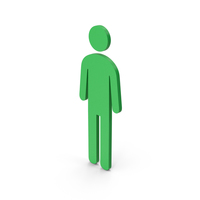Symbol Male Toilet Green PNG & PSD Images
