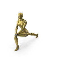 Gold Robot Woman PNG & PSD Images