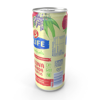 Beverage Can B-Life Botanicals Raspberry Lavender 330ml PNG & PSD Images