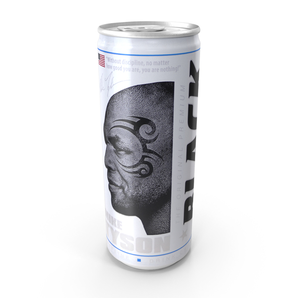 Black Energy Zero Sugar 250ml Beverage Can PNG & PSD Images