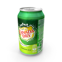 Beverage Can Canada Dry Ginger Ale 330ml 2020 PNG & PSD Images