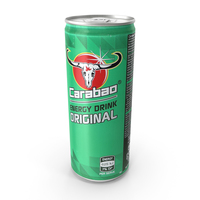 Beverage Can Carabao Energy Drink 330ml PNG & PSD Images