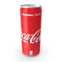 Beverage Can Coca-Cola 330ml Tall PNG & PSD Images