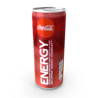 Beverage Can Coca-Cola Energy 250ml 2020 PNG & PSD Images