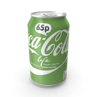 Beverage Can Coca-Cola Life 330ml PNG & PSD Images