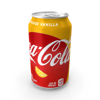 Beverage Can Coca-Cola Orange Vanilla 330ml 2020 PNG & PSD Images