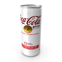 Coca Cola Plus 330ml Tall Beverage Can PNG & PSD Images