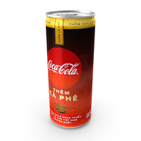 Beverage Can Coca-Cola Plus Coffee 330ml Tall 2020 PNG & PSD Images