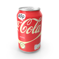 Beverage Can Coca-Cola Vanilla 330ml PNG & PSD Images