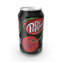 Beverage Can Dr Pepper Cherry 12fl oz PNG & PSD Images