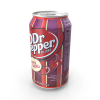 Beverage Can Dr Pepper Cherry Vanilla 12fl oz PNG & PSD Images