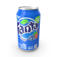 Beverage Can Fanta Berry 12fl oz PNG & PSD Images