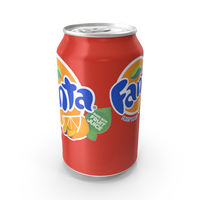 Beverage Can Fanta Fruit Twist 330ml PNG & PSD Images