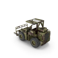 Pettibone Rough Terrain Camouflage Military Forklift PNG & PSD Images