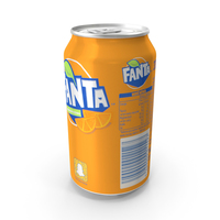 Beverage Can Fanta Orange 330ml PNG & PSD Images