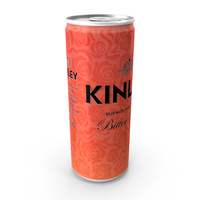 Beverage Can Kinley Bitter Rose 250ml 2020 PNG & PSD Images