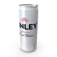 Kinley London Style Tonic Water 250ml Beverage Can PNG & PSD Images