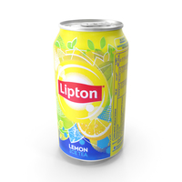 Beverage Can Lipton Ice Tea Lemon 330ml PNG & PSD Images