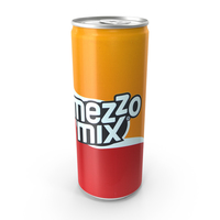 Beverage Can Mezzo Mix 330ml Tall PNG & PSD Images