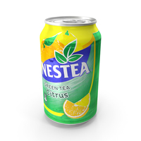 Beverage Can Nestea Green Tea Citrus 330ml 2020 PNG & PSD Images