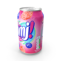 Beverage Can OMJ! Berry Blast 330ml PNG & PSD Images