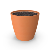 Pot with Soil PNG & PSD Images