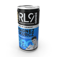 Beverage Can Oshee RL9 Magnesium 200ml 2020 PNG & PSD Images
