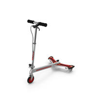 PowerWing Scooter Gray Red PNG & PSD Images