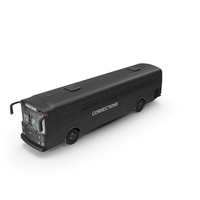 Prison Transport Bus Thomas Saf-T-Liner Black PNG & PSD Images