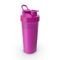 Protein Shaker Bottle with Protein Pink PNG & PSD Images